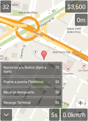 Taximetro GPS android App screenshot 0